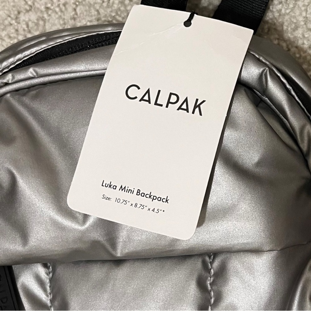 Calpak Luka Mini Backpack in Gunmetal - Picture 5 of 15